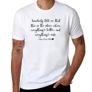 Новая футболка One Tree Hill - Somebody told me, летний топ, футболки на заказ, мужская одежда