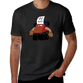 Новая футболка W Is For Whut-Da-Fuh, летняя одежда, графическая футболка, футболка на заказ, мужские футболки большого и высокого роста