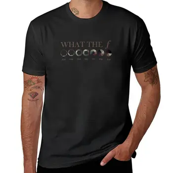 Новая футболка для фотографов с диафрагмой объектива WT F-Stop F-Number, футболка с коротким рукавом, быстросохнущая футболка, мужская футболка