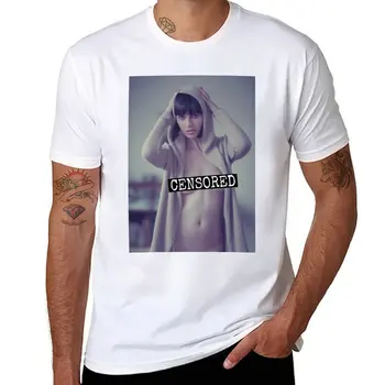 Новая футболка с цензурой - Ivy, одежда из аниме, футболка оверсайз, дизайнерская футболка для мужчин