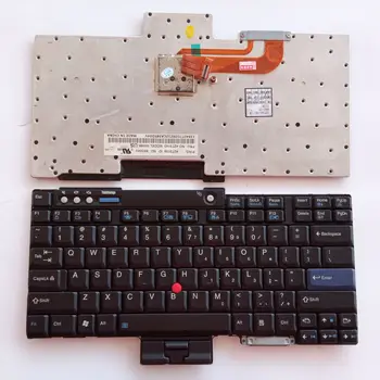 Новый американский Английский Для IBM T60 NoBacklight Черный С Клавиатурой Для Ноутбука Point Stick