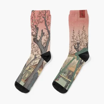 Носки для японского искусства Plum Garden Kamata Ukiyo-e, новинки носков, эстетические профессиональные носки для бега, мужские носки, женские