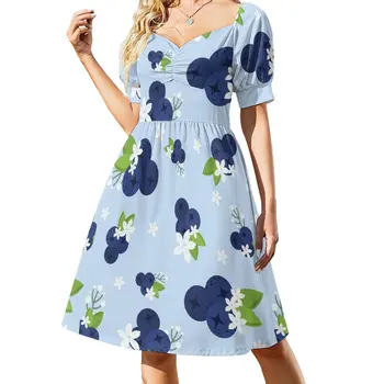 Платье без рукавов Blueberry Flora платья для женщин 2023 вечернее платье женское
