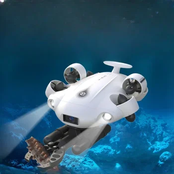 Подводный беспилотный летательный аппарат профессиональная камера 4K HD визуальный робот для охоты на рыбу интеллектуальная камера дистанционного управления механической рукой подводной лодки.