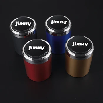 Портативная Автомобильная Пепельница со светодиодной подсветкой Auto Cigarette Ash Holders Cup Для Suzuki Jimny Accesorios