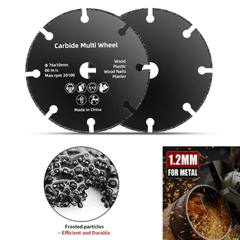 Режущий диск для пильного полотна 3 дюйма 76 мм Режущий диск Шлифовальный круг из смолы Пильный диск Прочный Изысканный Высокого качества