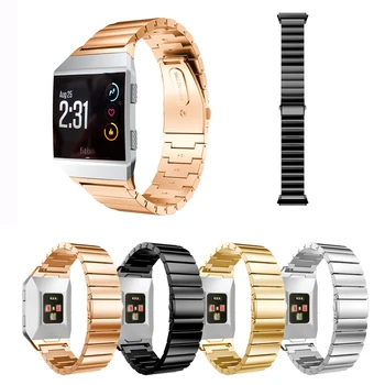 Ремешок для часов Fitbit Ionic Из Нержавеющей Стали, Металлический Сменный Ремешок для смарт-часов Fitbit Ionic, Ремешок для часов-браслетов