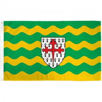 Флаг графства Донегол Ирландия, баннер размером 3x5 футов, цифровая печать из 100% полиэстера, двойная строчка, Наружные Украшения для домашних вечеринок в помещении