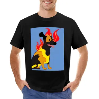 Футболка Fire DoG, футболки для любителей спорта, эстетическая одежда, мужские футболки fruit of the loom