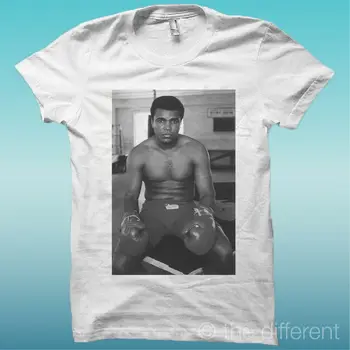 Футболка Mohamed Ali Boxing White счастье в том, что у меня есть новые футболки