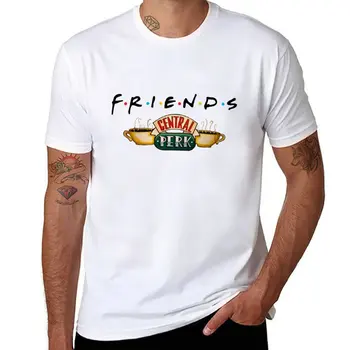 Футболка New Friends central Park, футболка с графическим изображением, футболка с животным принтом для мальчиков, топы больших размеров, спортивные рубашки, мужские