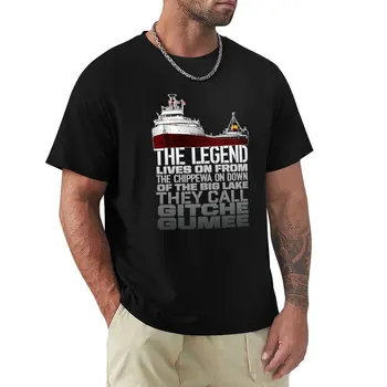 Футболка The Legend Lives On С коротким рукавом, однотонные футболки для мужчин
