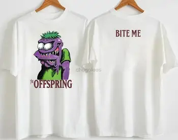 Футболка The Offspring 1995 Bite Me, футболка The Offspring Tour '95, футболка The Offspring, футболка Offspring Band, футболка с рок-песней, футболка Mus
