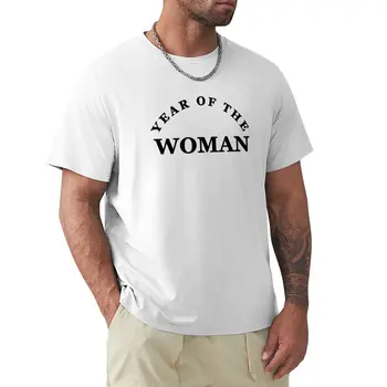 Футболка Year of the Woman, белый летний топ для мальчиков, топы больших размеров, футболки для мужчин