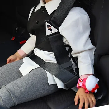 Якорь регулировки детского ремня безопасности автомобиля, шея для защиты сиденья от удушения, простой ограничитель вспомогательного ремня, защита плеча